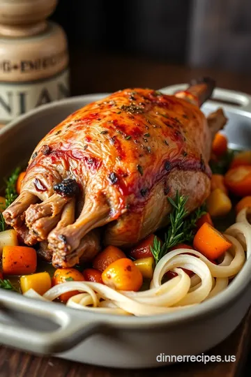 Herb-Crusted Roast Leg of Lamb with Seasonal Veggies steps