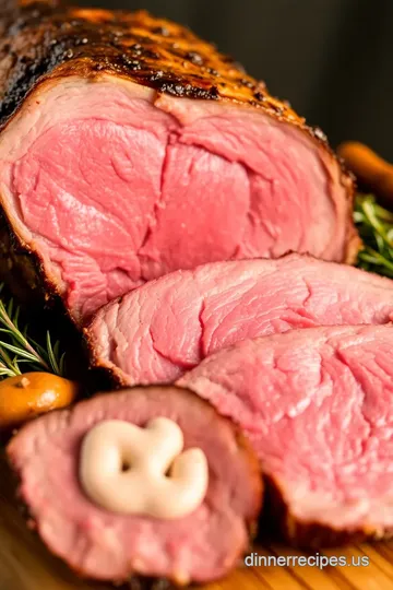 Perfectly Cooked Prime Rib presentation