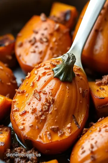 Sweet Spiced Roasted Pumpkin presentation