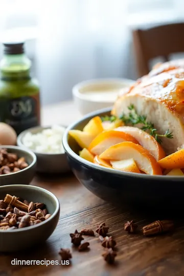 Roast Turkey with Asian Five-Spice Flavor ingredients
