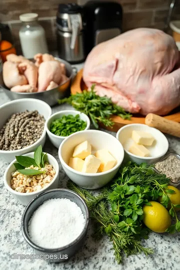Roast Turkey with Savory Herb Butter Delight ingredients