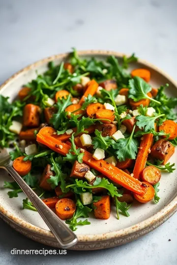 Roasted Carrot Arugula Salad Delight steps