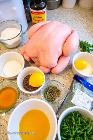 Herb-Crusted Roasted Chicken with Fine Ground Salt ingredients