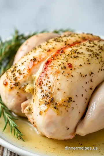 Herb-Crusted Roasted Chicken with Fine Ground Salt presentation