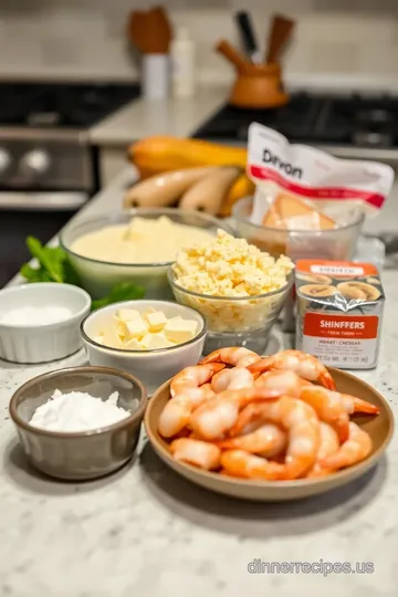 Southern Shrimp and Grits ingredients