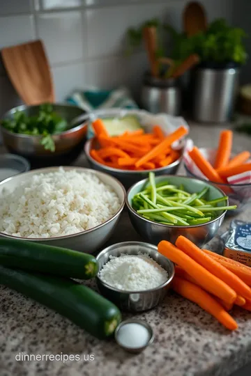 Savor the Sea: Low Sodium Sushi Rolls ingredients