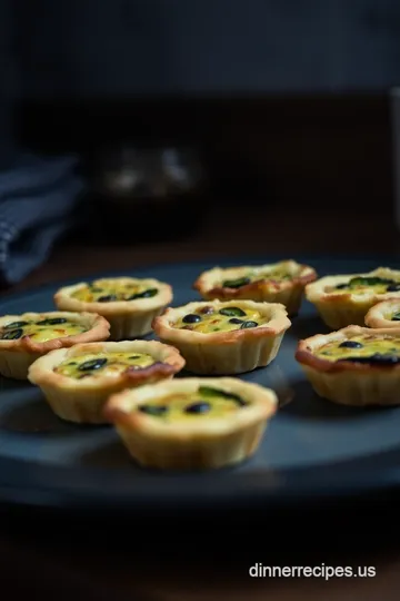 Savory Mini Quiches: A Just a Little Bite Recipe presentation