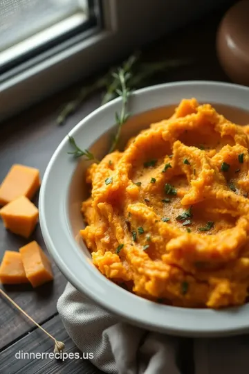 Mashed Sweet Potatoes with Savory Herbs steps