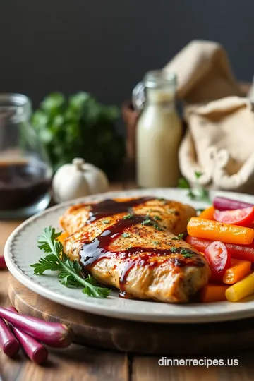 Bake Balsamic Chicken With Veggies In 45 Minutes ingredients