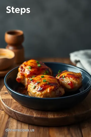 Savory Baked Chicken Thighs with Soy Glaze steps