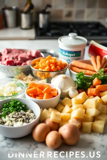Rustic Cabin Beef Stew ingredients