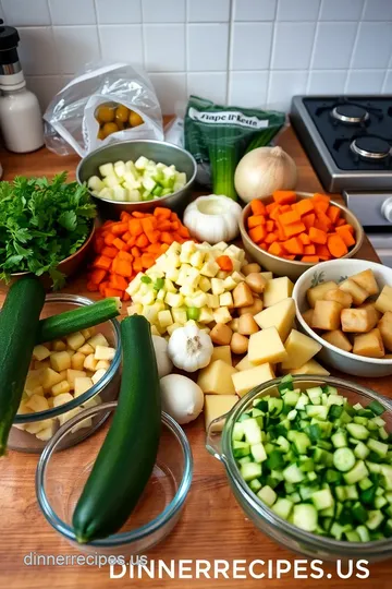 Hearty Winter Vegetable Stew ingredients