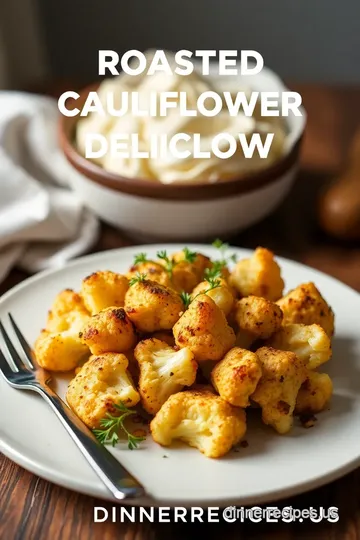 Roasted Cauliflower Delight in 30 Minutes presentation