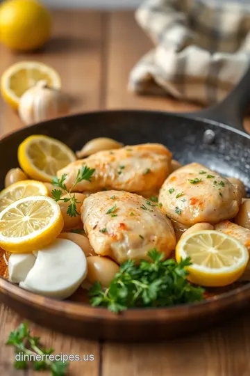 Skillet Chicken Zesty Lemon Garlic Delight ingredients