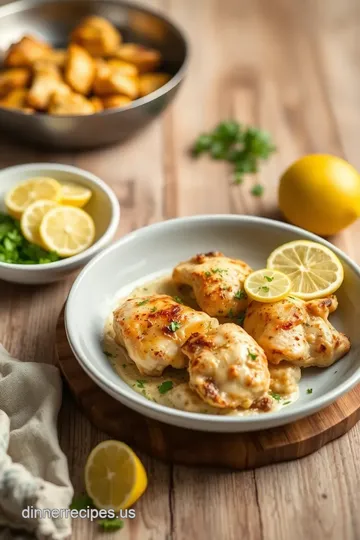 Skillet Chicken Zesty Lemon Garlic Delight steps