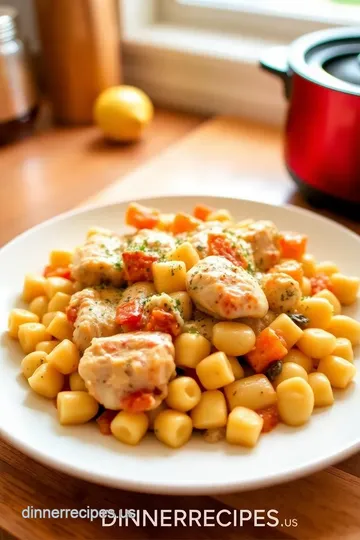 Slow-Cooked Gnocchi and Chicken Alfredo steps