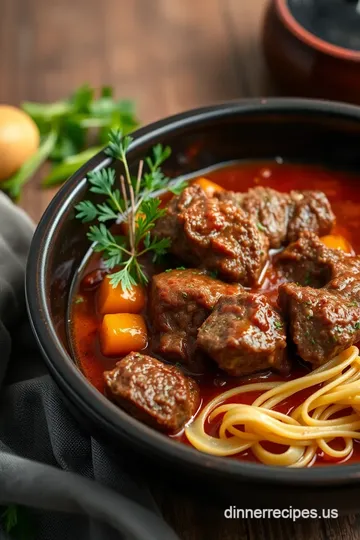 Slow Cooker Lamb Juicy Mediterranean Dish presentation