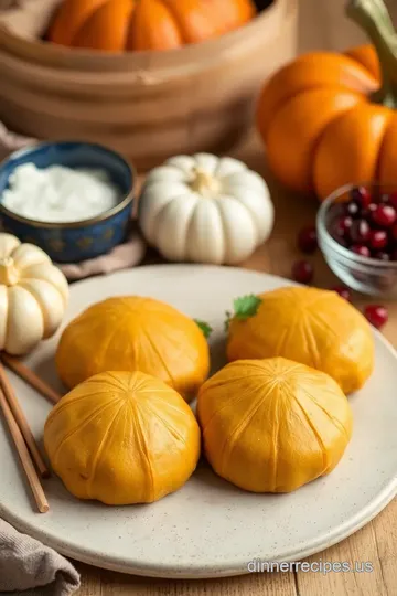 Fluffy Pumpkin Cranberry Buns: A Steamed Delight ingredients