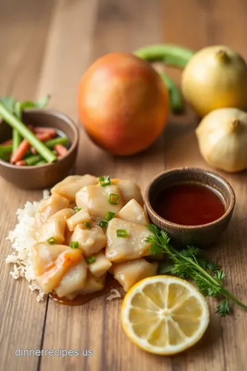 Zesty Stir Fry Lemon Chicken with Sweet Sauce ingredients