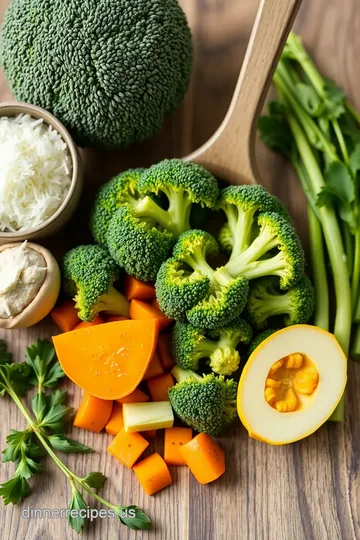 Quick &amp Creamy Stovetop Broccoli Soup ingredients