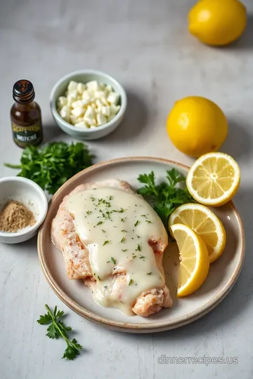Stovetop Chicken with Creamy Lemon Sauce ingredients