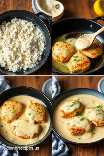 Stovetop Chicken with Creamy Lemon Sauce steps