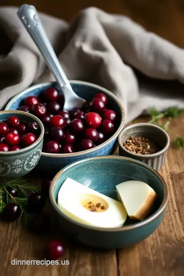 Easy Make-Ahead Stovetop Cranberry Sauce ingredients