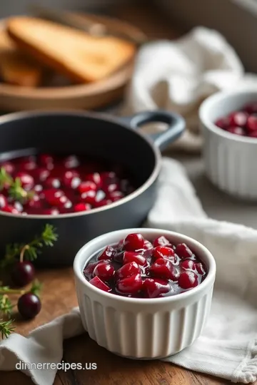 Easy Make-Ahead Stovetop Cranberry Sauce presentation