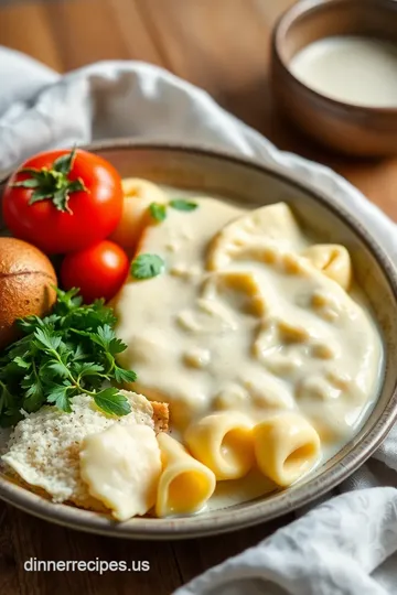 Stovetop Tortellini Soup with Creamy Goodness ingredients