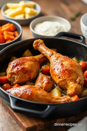 Savory Roasted Turkey Legs with Flavorful Veggies steps