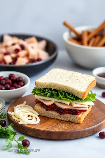 Quick Turkey Sandwich with Cranberry Bliss steps