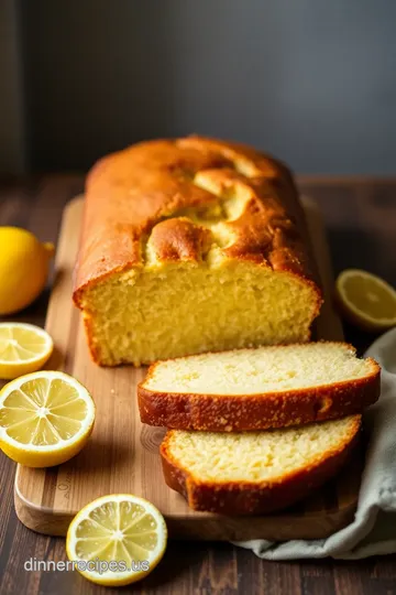 Bake Lemon Loaf: Moist &amp Zesty Delight presentation