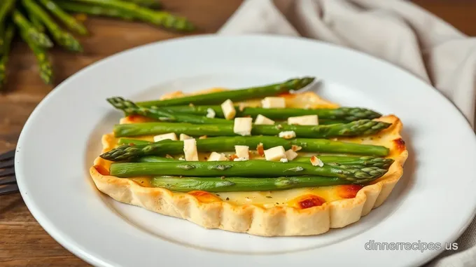 Savory Asparagus Tart with Creamy Gruyère Cheese