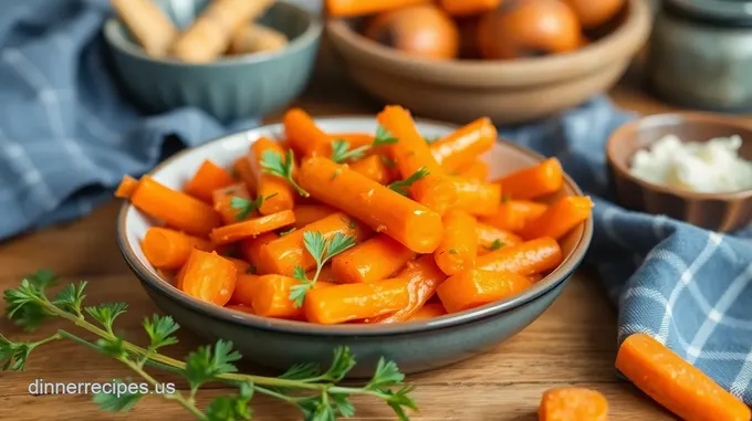 Sweet & Savory Baked Honey Carrots