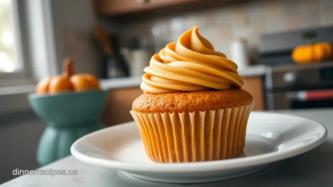 Halloween Pumpkin Spice Cupcakes with Cream Cheese Frosting