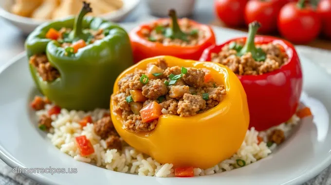 Armenian Dad’s Dinner Delight - Stuffed Bell Peppers