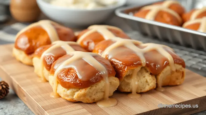 Irresistible Baked Hot Cross Buns with Sweet Glaze
