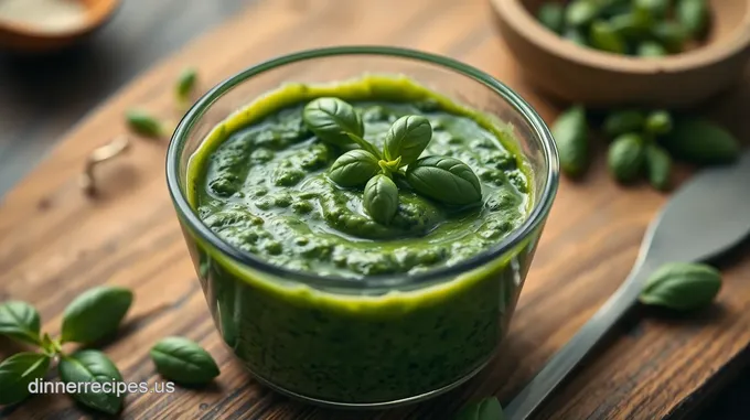 Quick and Easy 5-Minute Basil Pesto