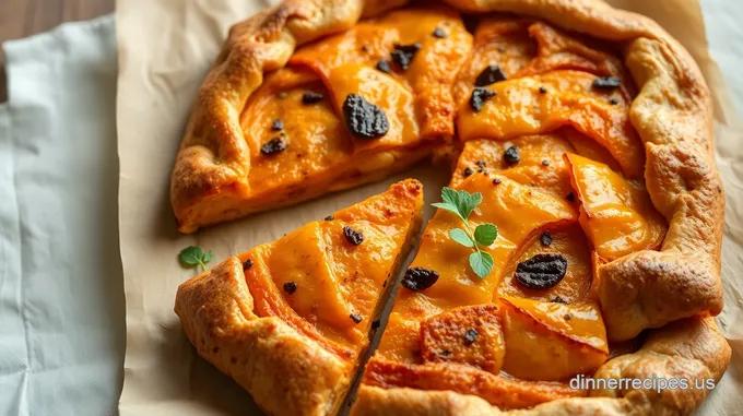 Rustic Butternut Squash Galette with Herbed Ricotta