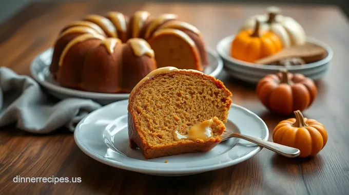Bake Butterscotch Pumpkin Bundt Cake Delight