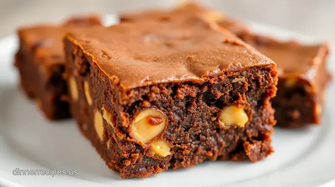 Chill Peanut Butter Brownie Delight