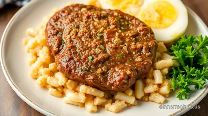 Classic Salisbury Steak with Mushroom Gravy