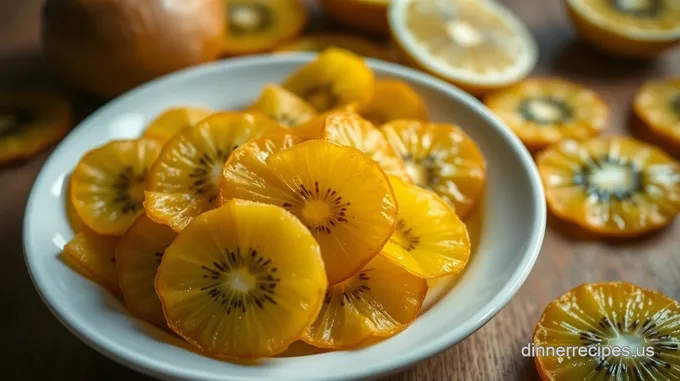 Crispy Golden Kiwi Chips Recipe