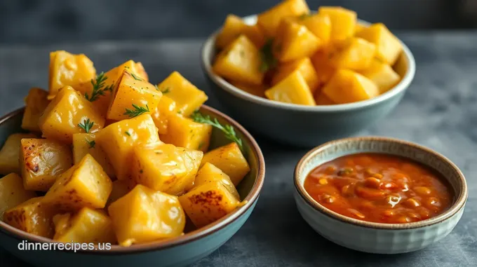 Cheesy Yukon Gold Potatoes in Creamy Sauce