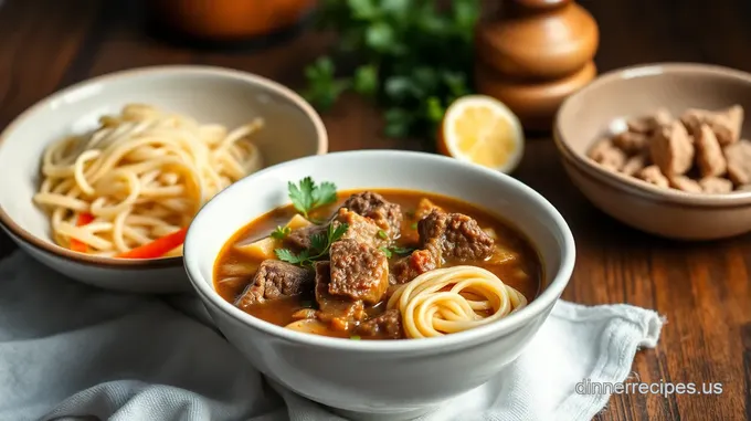 Slow Cooker Beef Stew Ramen Delightful Meal