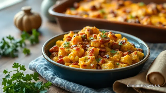 Bake Vegetarian Cornbread Stuffing Delight