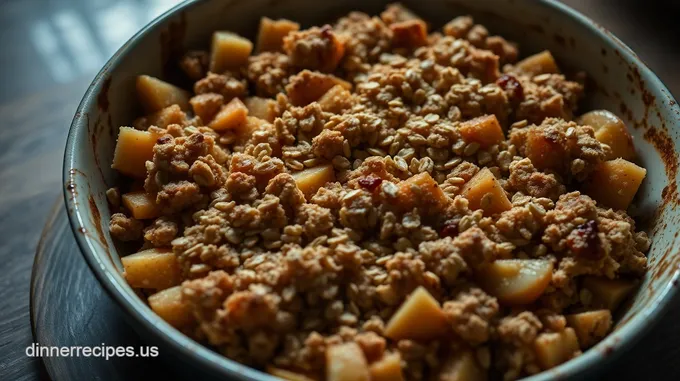 Deliciously Tender Apple Crumble for Little Tummies
