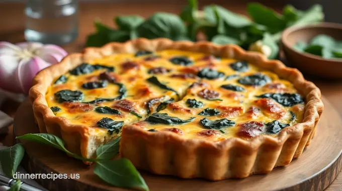 Elegant Spinach Quiche for Mother s Day Brunch
