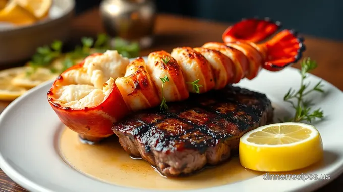 Lobster Tail & Steak: A Delightfully Elegant Broil