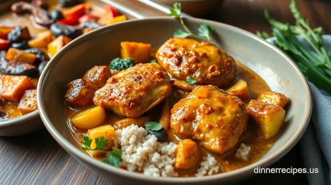 Sheet Pan Curry Chicken with Roasted Veggies
